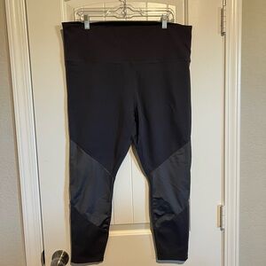 Fabletics Charcoal and Black Leggings